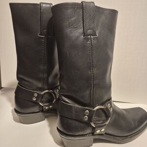 Frye Black Leather Boots